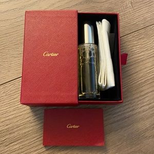 Authentic Cartier jewelry cleaner set with box